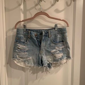 American eagle jean shorts